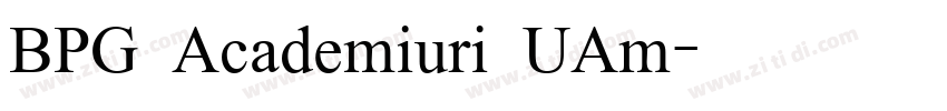 BPG Academiuri UAm字体转换